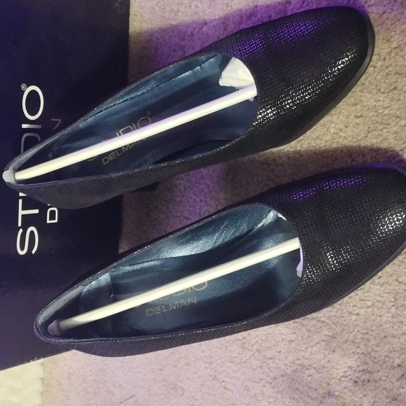 Studio delman lala-swg black soft weave size 7.5m - Picture 7 of 8